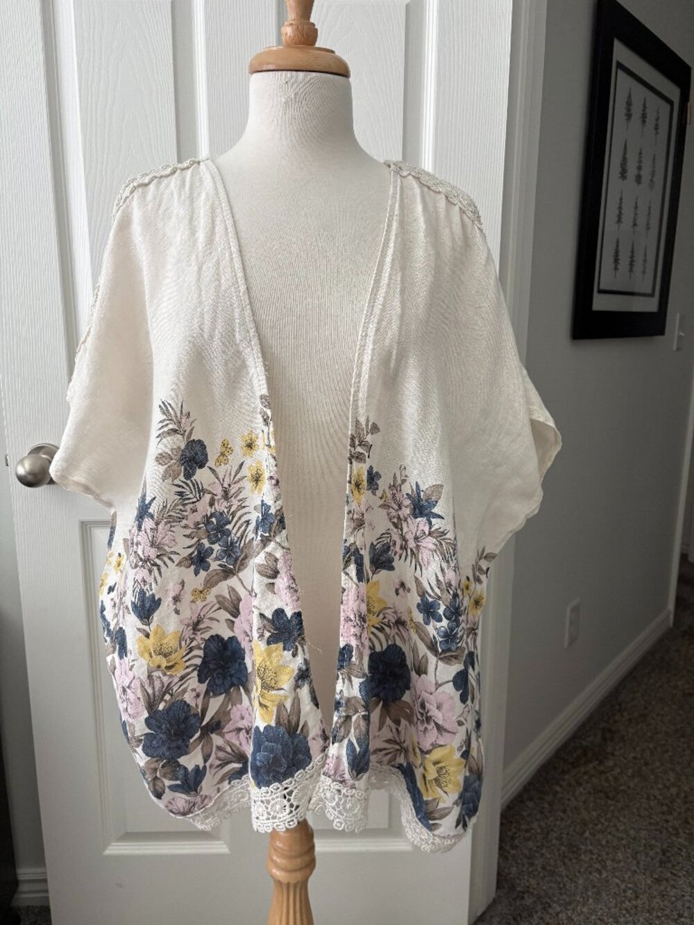 Francesca Bettini Open Front Short Kimono OS